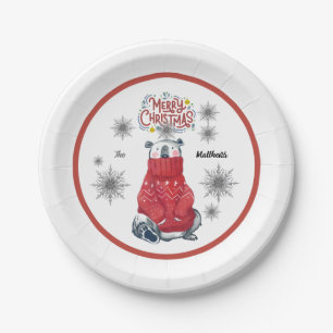 Ugly Christmas Sweater Paper Plate