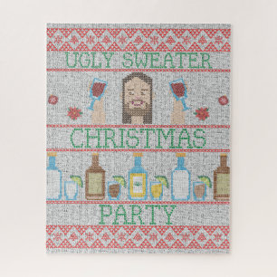 Ugly Christmas Sweater Party Jigsaw Puzzle