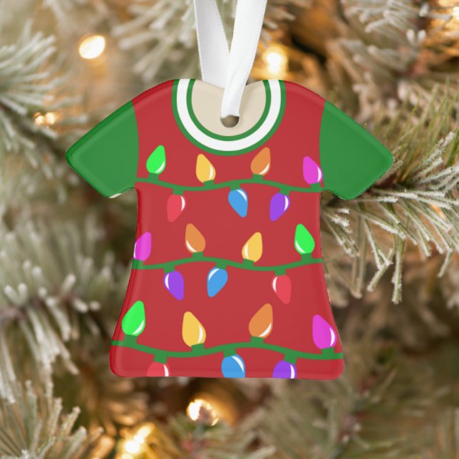 Ugly Christmas Sweater Prize Ornament (Tree)