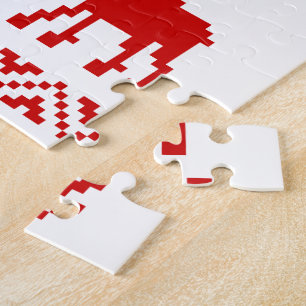 Ugly Christmas Sweater QR Code Happy New Year ! Jigsaw Puzzle