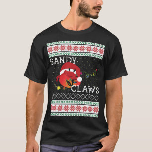 Ugly Christmas Sweater Sandy Claws Crab Lovers Fun