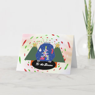 Ugly Christmas Sweater Season Nostalgia Holiday Card