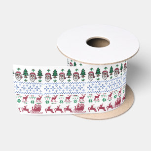 Ugly Christmas Sweater-Style Thunder_Cove Satin Ribbon