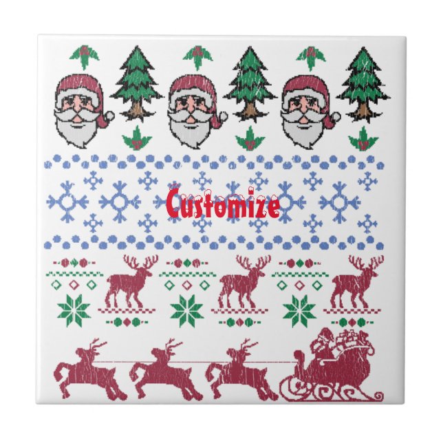 Ugly Christmas Sweater-Style Thunder_Cove Tile (Front)