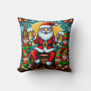 Ugly Christmas Sweater Throw Pillow