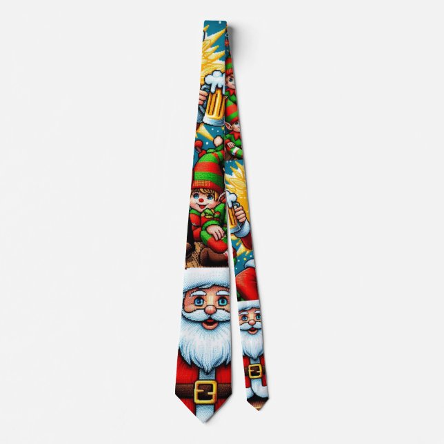 Ugly Christmas Sweater Tie (Front)