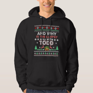 Ugly Christmas Sweater Why is the Carpet Wet Todd