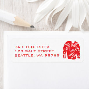 Ugly Christmas Sweater Xmas CUSTOM Mailing Address