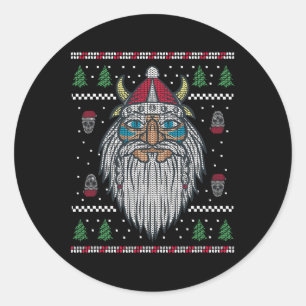Ugly Christmas Sweaters 1 Classic Round Sticker