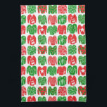 Ugly Christmas Sweaters Holiday Pattern Kitchen Towel<br><div class="desc">Decorate your kitchen with this fun holiday dish towel. Makes a great christmas,  housewarming or wedding gift! 
You can customize it and add text too.
Check my shop for lots more colours and patterns!</div>