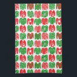 Ugly Christmas Sweaters Holiday Pattern Kitchen Towel<br><div class="desc">Decorate your kitchen with this fun holiday dish towel. Makes a great christmas,  housewarming or wedding gift! 
You can customize it and add text too.
Check my shop for lots more colours and patterns!</div>