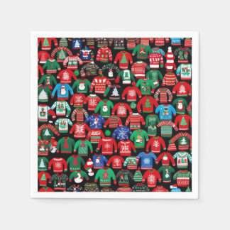 Ugly Christmas Sweaters Napkin
