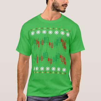 Ugly Christmas Trader Xmas Trading Daytrader T-Shirt