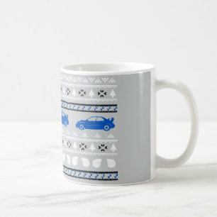 Ugly Christmas Turbo Car Mug