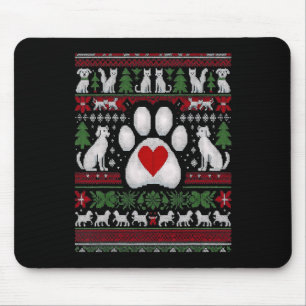 Ugly Christmas Veterinarian Animals Dogs Cats Merr Mouse Pad