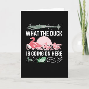 Ugly Christmas - What The Duck Card