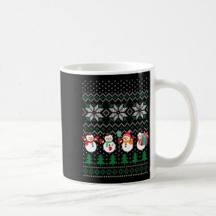 Ugly Christmas Xmas Tree Snowman Santa Claus New Y Coffee Mug