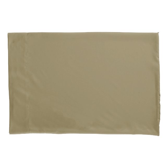 Ugly Dark Gold Solid Colour Pillowcase (Front)