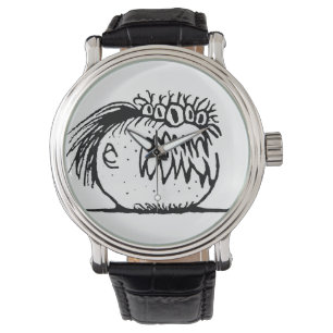 Ugly fantasy monster drawing watch