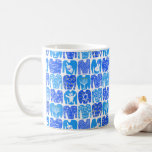 Ugly Hannukah Sweater Holiday Pattern Coffee Mug<br><div class="desc">Decorate your home with this fun mug. Makes a great holiday, officemate, housewarming, holiday, birthday or wedding gift too! You can customize it and add text or initials or even change the colours. Check my shop for lots more colours and patterns! And get in touch if you'd like something custom....</div>