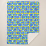Ugly Hannukah Sweaters Cute Holiday Pattern Sherpa Blanket<br><div class="desc">Decorate your home with this hand drawn pattern blanket. Makes a great holiday,  housewarming,  birthday or wedding gift! You can customize it and add text too. Check my shop for lots more colours and patterns!</div>