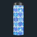 Ugly Hannukah Sweaters Holiday Pattern Thermal Tumbler<br><div class="desc">Cute sweaters decorate this thermal container. Customize it with your name or other text over the pattern. Check my shop for more matching items for your kitchen and life.</div>