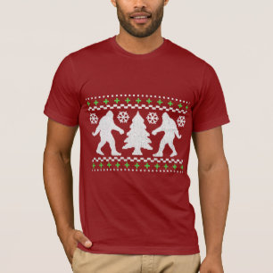 Ugly Holiday Bigfoot Christmas Sweater