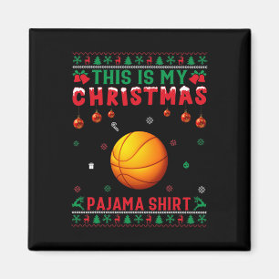 Ugly Holiday This Is My Volleyball Player Christma Magnet