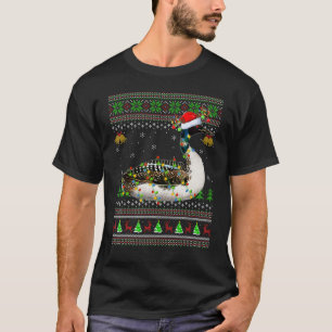 Ugly Loon Bird Xmas Lighting Santa Loon Christmas  T-Shirt