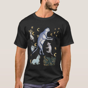 Ugly Medieval Cats  T-Shirt