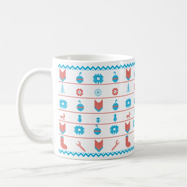 Ugly Merry Christmas Coffee Mug (Left)