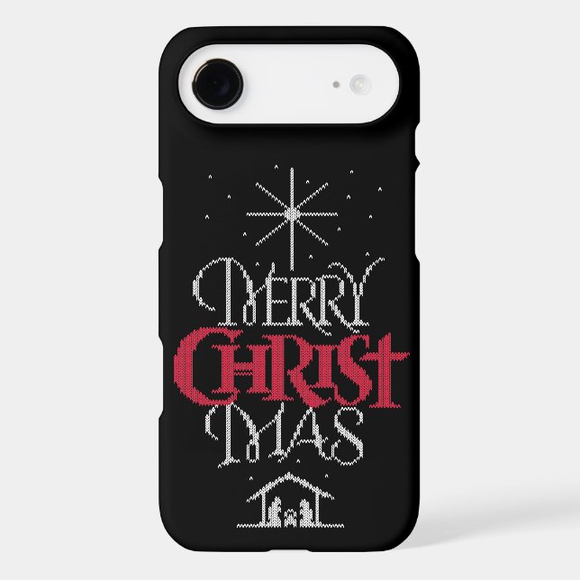 Ugly Merry CHRISTmas Sweater Religious Religion Ca (Back)