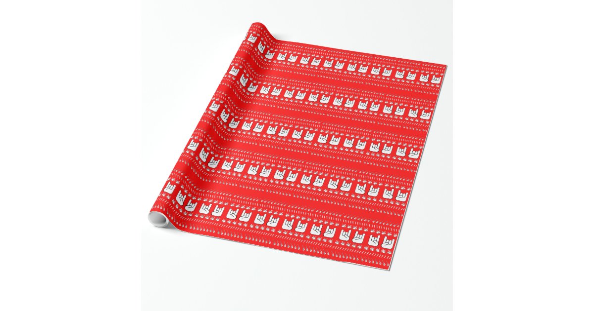 Ugly Metal Christmas Wrapping Paper | Zazzle.ca