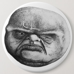 Ugly Ogre 6 Inch Round Button