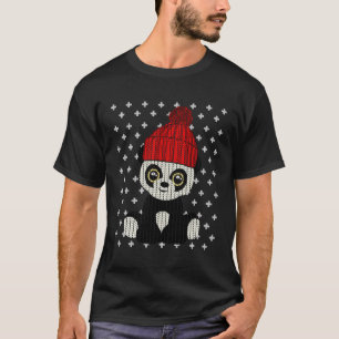 Ugly Panda Bear Santa X-Mas T-Shirt