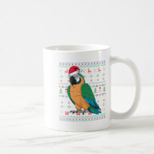 Ugly Parrot Lovers Xmas Sweater Santa Christmas  Coffee Mug