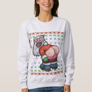Ugly Santa Moon Sweatshirt