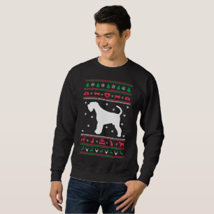 Ugly Sweater Airedale dog Christmas