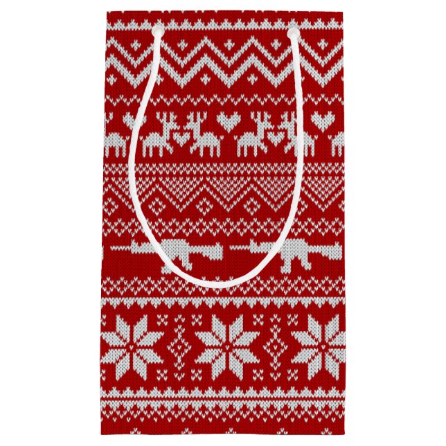 Ugly Sweater AR-15 Gift Bag (Front)