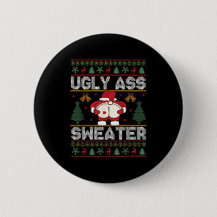 Ugly Sweater Christmas 2 Inch Round Button
