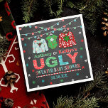 Ugly Sweater Christmas Baby Shower Napkin<br><div class="desc">Celebrate in style with these trendy baby shower napkins. This design is easy to personalize with your special event wording and your guests will be thrilled when they see these fabulous napkins.</div>