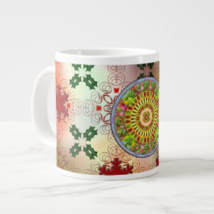 Ugly Sweater Christmas Design Large Coffee Mug