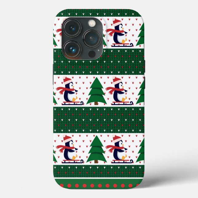 Ugly Sweater Christmas Faux Knit Pattern Case-Mate Case-Mate iPhone Case (Back)