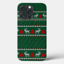 Ugly Sweater Christmas Faux Knit Pattern Case-Mate