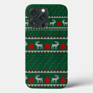 Ugly Sweater Christmas Faux Knit Pattern Case-Mate iPhone 13 Pro Case