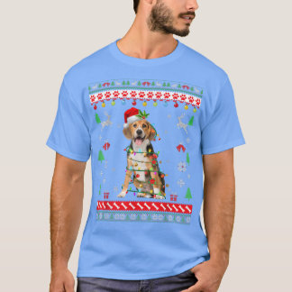 Ugly Sweater Christmas Lights Beagle Dog Lover