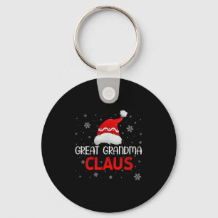 Ugly Sweater Christmas Matching Costume Great Gran Keychain