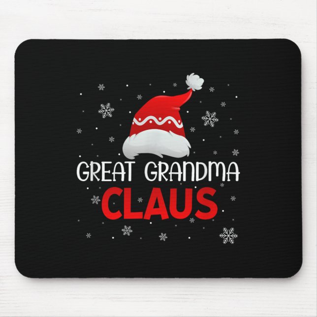 Ugly Sweater Christmas Matching Costume Great Gran Mouse Pad (Front)