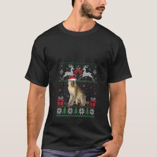 Ugly Sweater Christmas Monkey Lover Santa Hat Anim