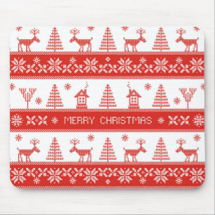 Ugly Sweater Christmas Mouse Pad